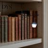 Indoor Accent Lighting for Nooks Ghost Bookshelf Light, Decorative Retro Lantern Library Decor, Warm LED Chandelier Style Lamp Reading Book