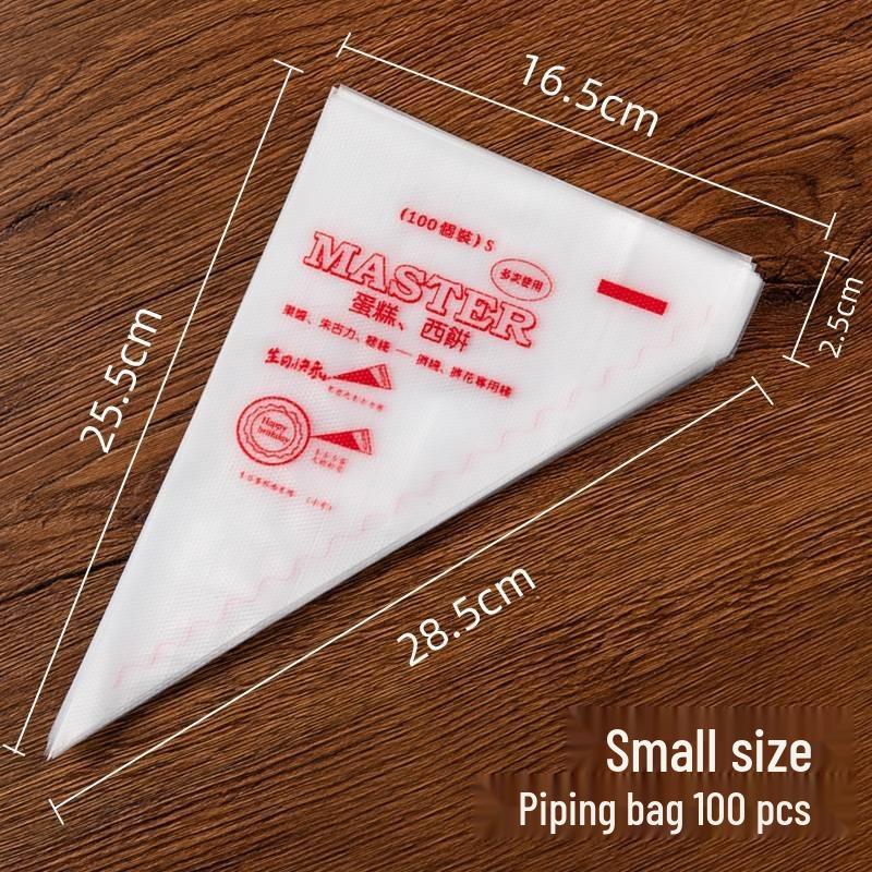 Thickened Disposable Piping & Icing Bags for Cream, Clay, Grout | Small, Medium, Large Sizes