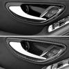 Carbon faser Auto Innen Tür Armlehne Griff Abdeckung Trim Tür schüssel rahmen Aufkleber Für Mercedes Benz CE Klasse W205 W213 GLC