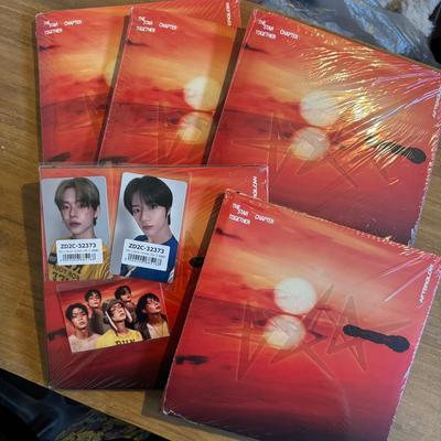 TXT TOMORROW Afterglow 5-Typen-Set + Sammelkarten
