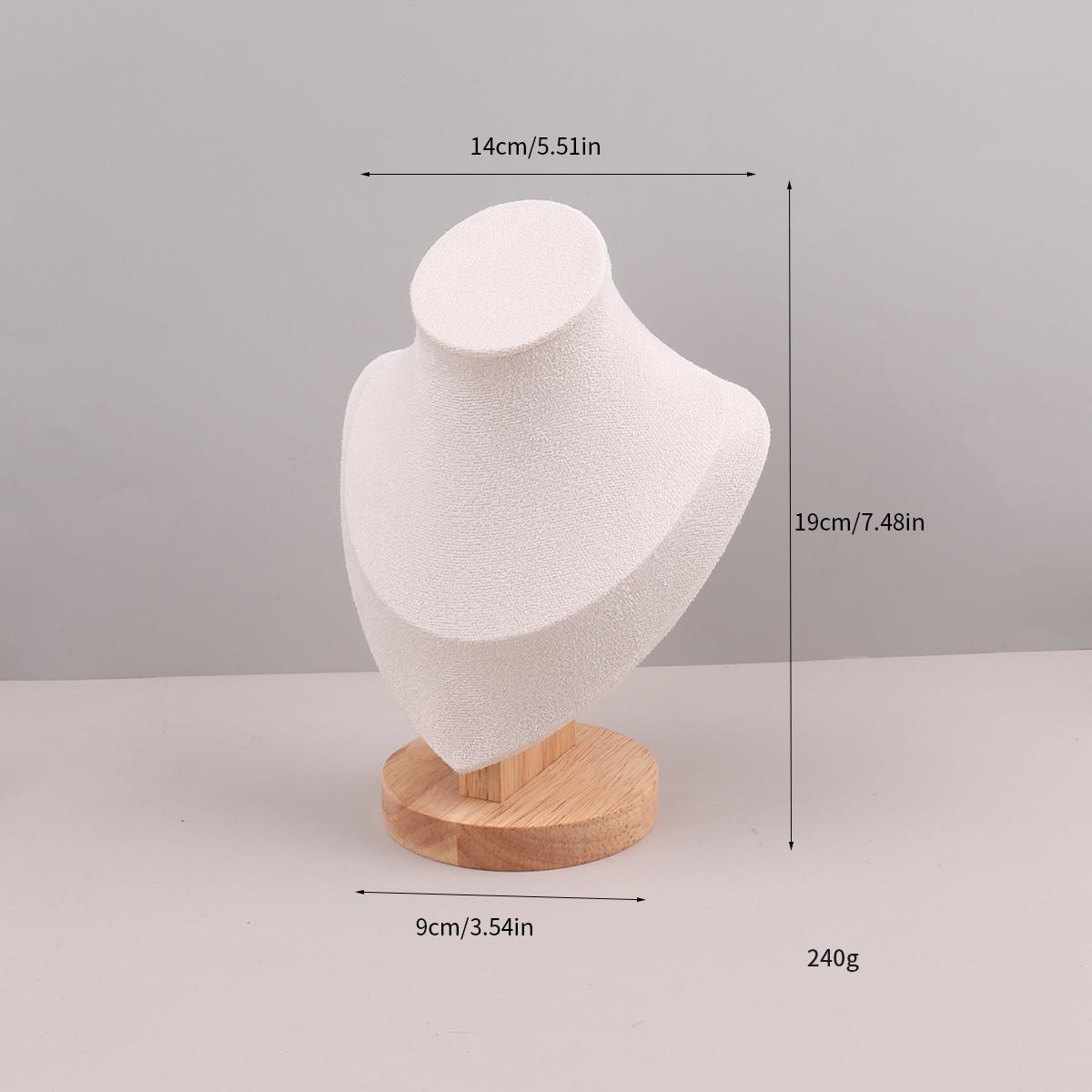 

Бархатный портретный дисплей для ожерелий, подвесной органайзер, стенд для демонстрации ювелирных изделий, манекен для ювелирных изделий, бюст, ожерелье, подвеска, витрина