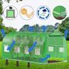 Tunnel Garden Greenhouse - SPRINGOS - 200 X 450 X 200 Cm - Galvanized Metal - UV Protection - PE Film 140 G/m²