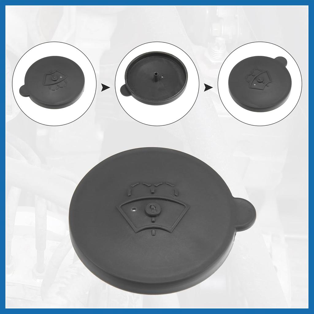 Car Windshield Washer Fluid Reservoir Bottle Tank Cap Fit for Nissan Rogue 2008-2013 - Pack of 1 Gray Item Replacement