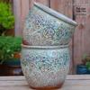 Yixing Handmade Coarse Pottery Large Square Succulent Flower Pot