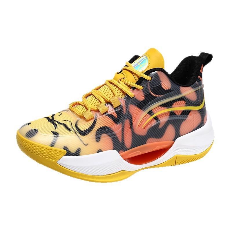 006 Men's Women's Basketball Shoes Night Light Fashion Sports Low Top Mesh Anti Slip Training