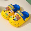 2026Children's clogs with closed toe, breathable, anti-collision, soft-soled, suitable for home and outdoor use, beach shoes, non-slip baby slippers