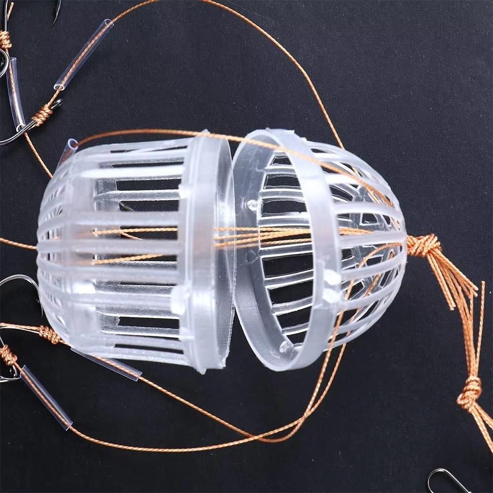 Plastics Fishing Hooks Carbon Steel Sea Box Hook New Explosion Baits Cage Tackle Tools