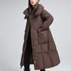 Fashion Woman Winter Coats With Belt Thick Warm Casual Winter Jacket Women's Long Parkas