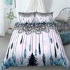 Indian Chief Crown Hand Draw Bedding Set Single Twin Double Queen King Cal King Size Bed Linen Set