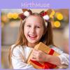 Adorable Christmas Headband With Plush Reindeer Antlers Perfect For Festive Parties