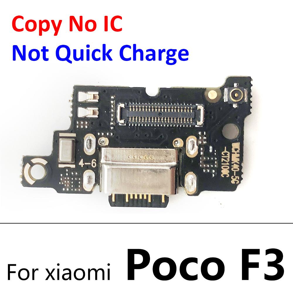 

Нове для Xiaomi Poco F1 F2 Pro F3 X3 X4 M3 M4 Pro 4G 5G USB-порт Зарядний пристрій Док-роз’єм Зарядна плата Flex Кабель Мікрофон Poco F3 No IC
