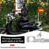 Bike Flags with Pole for Safety High Visibility Retractable Decorations Reflective Bike Flag with Pole for Safety for Adult Kids
