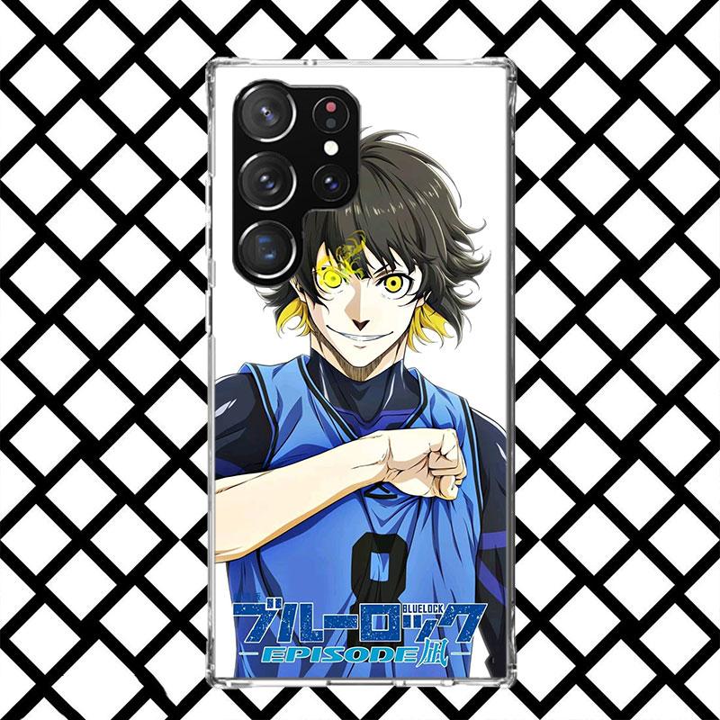 Blue Lock Bachira Meguru Phone Case for Samsung Galaxy S26 S25 Edge S24 S23 Ultra S22 Plus S21 FE S20 + Soft Cover Print Fundas
