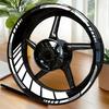 Verbessern Sie die Sichtbarkeit mit 21/18 Zoll reflektierenden Motorrad-Radaufklebern - PVC-Felgenstreifen-Aufkleber