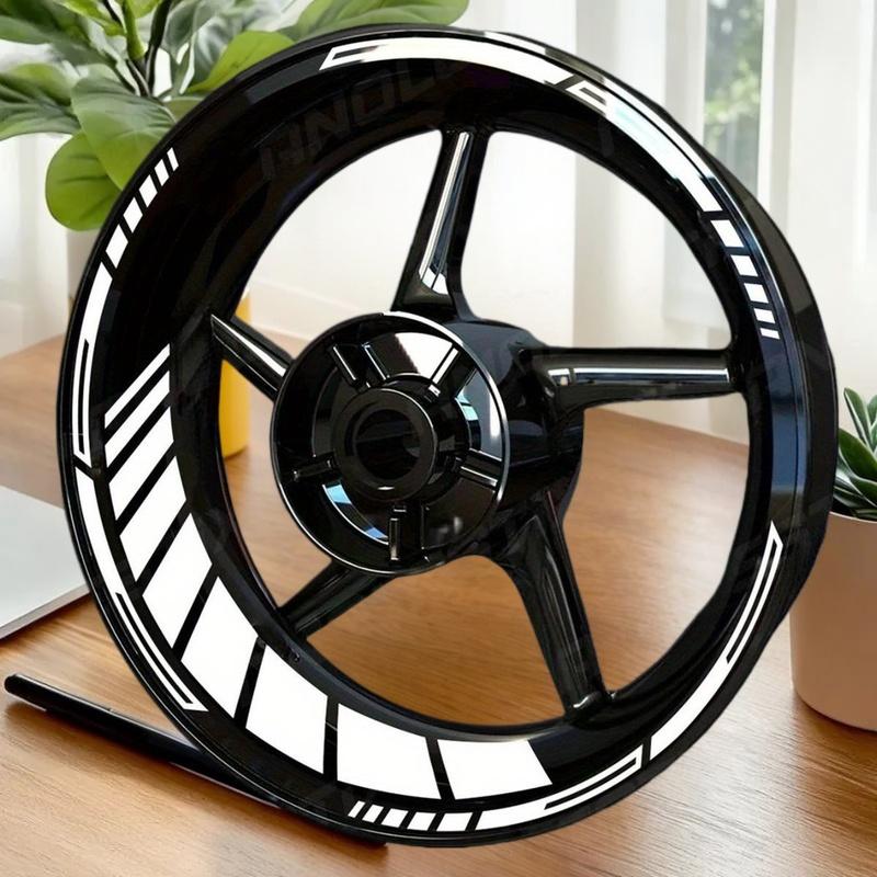 Verbessern Sie die Sichtbarkeit mit 21/18 Zoll reflektierenden Motorrad-Radaufklebern - PVC-Felgenstreifen-Aufkleber