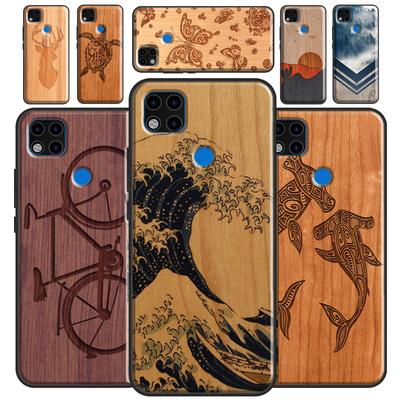 Wolf Bike Schmetterling Holz Hülle Für Xiaomi Redmi Note 10 Pro Note 9 Pro Note 11 Pro 8T 9S 10S 10 9A 9T 9C Schutzhülle