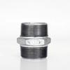 Conector de Nipple Hexagonal Galvanizado de Duas Pontas, Conexão para Tubo de Ferro Maleável, Opções de Diâmetro Igual e Variável