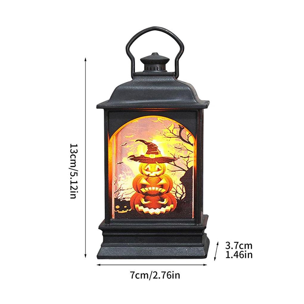 Candle Light Pumpkin Lamp Halloween Lantern Hanging Lanters Multipurpose Party Decoration Wall Pendent Desk Ornament Exquisite