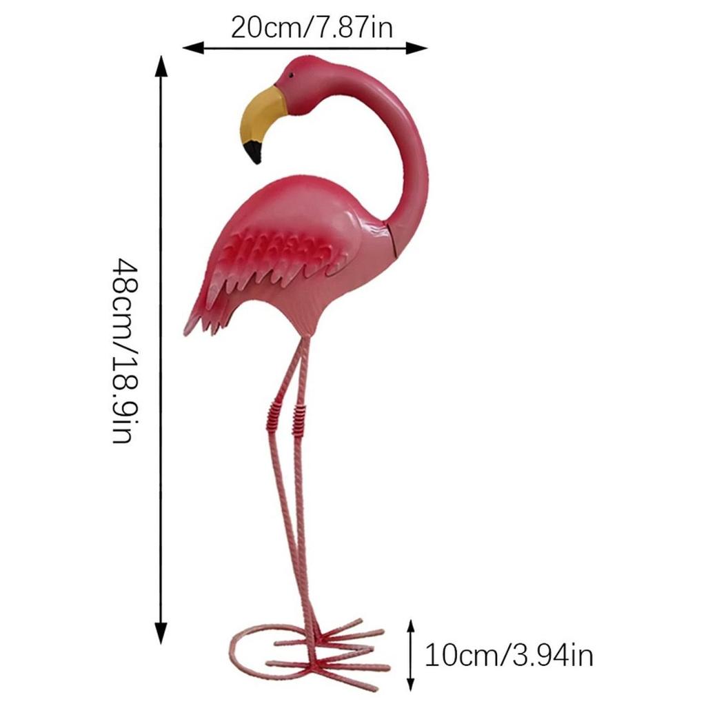 Garden Statue, Ornament, Metal Animal Figurine, Garden Art for Outdoor Lawn