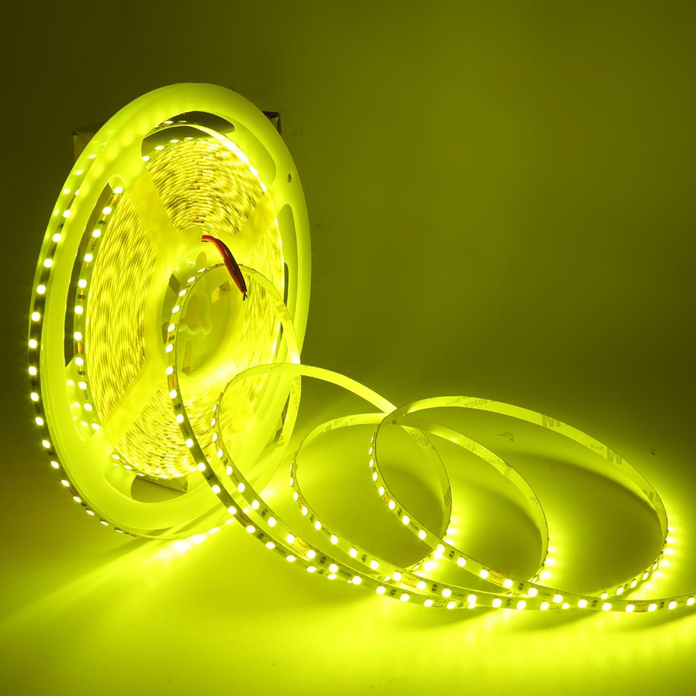12V 24V 2835 LED Strip Light 120 LEDs/M Flexible Adhesive Non Waterproof Indoor Decoration Tape 5M 10M 13 Colors