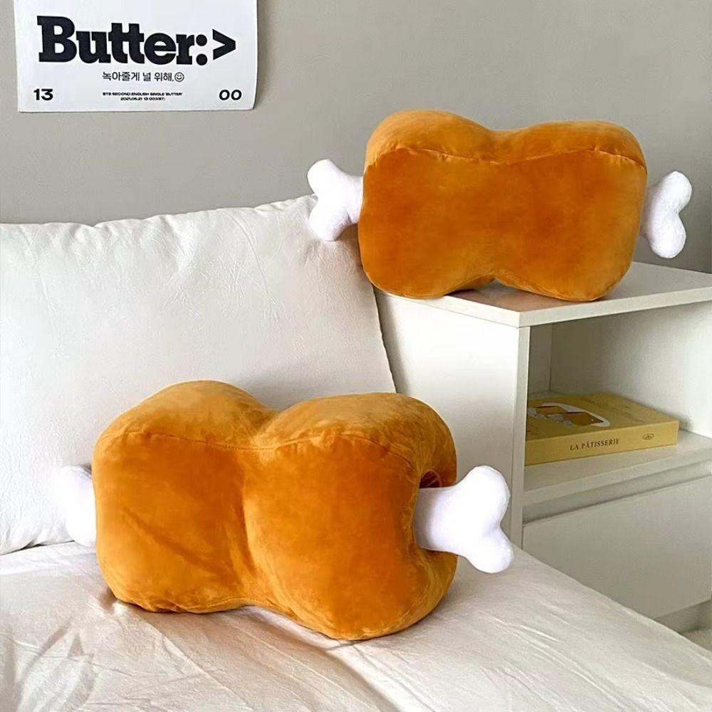 Soft Bone Plush Pillow Removable Stuffed Plush Pillow Cartoon Dog Bone Cushion  Xmas Gifts