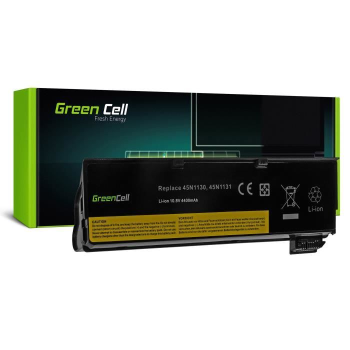 Green Cell® Extended Série 45N1128 Batterie Pour Lenovo ThinkPad T440 T440s T450 T450s X240 X240s Ordinateur PC Portable 4400mAh