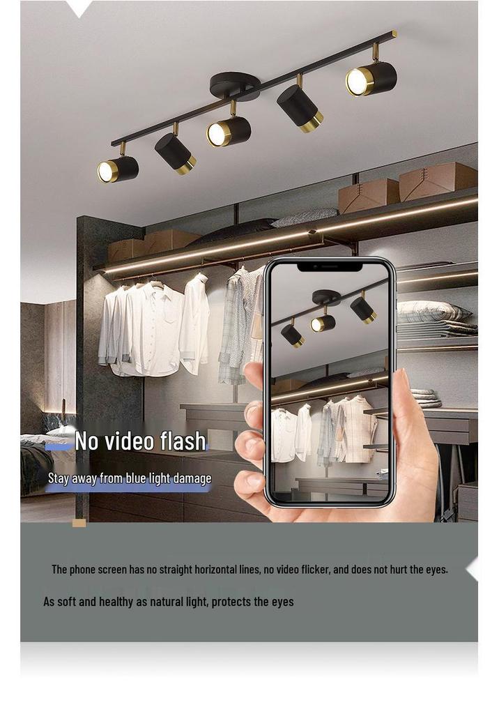 Nordic LED Ceiling Spotlight for Bedroom, Living Room, Background Wall, and Cloakroom