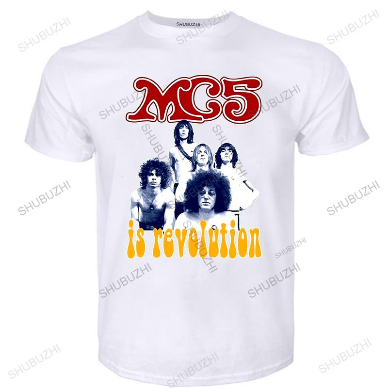 KAIXIAZ Pánské tričko Mc5 Tričko Je Bílá Revoluce Umělecká Trička Bavlna Tričko Pánské Letní Móda krátký rukáv Velikost