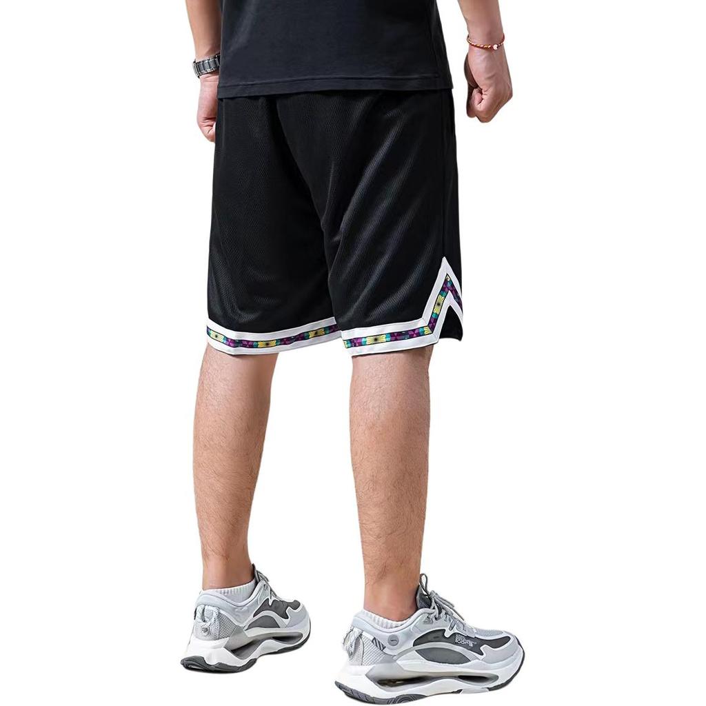 Li-Ning Breathable Quick-Dry Loose Basketball Shorts Men shorts Black AAPS131-2