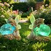 Angel-Shaped Solar Garden Lights: Outdoor Balcony Ornaments Automatically Illuminate at Night