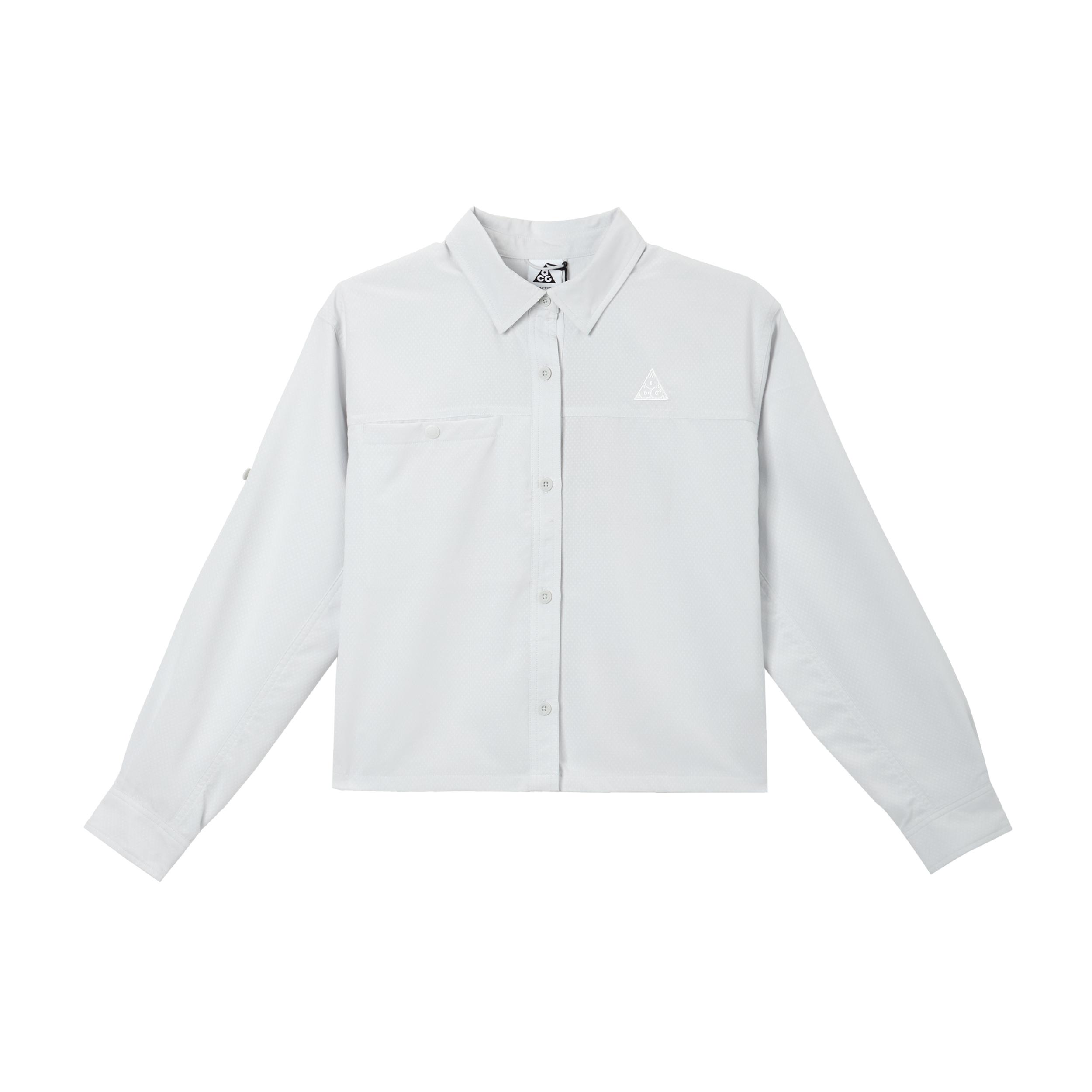 

New Nike ACG Shirt Women s Photon Gray FB7888-025 S