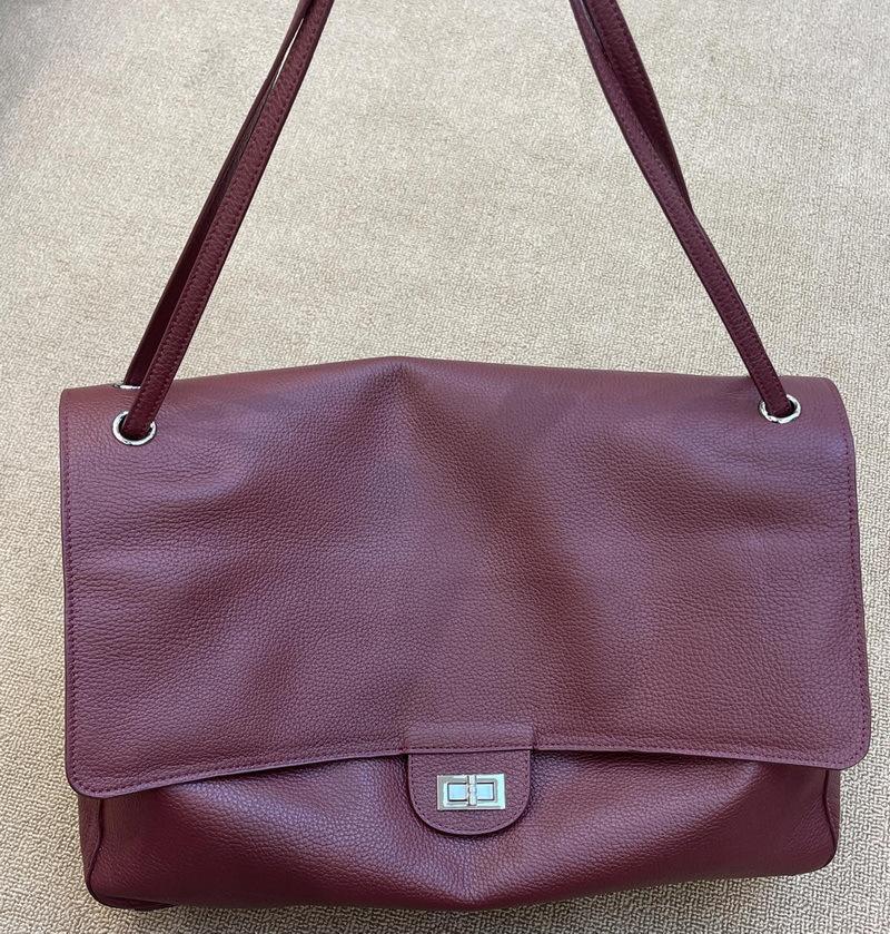 New Leather Women's Bag First Layer Cowhide Premium Messenger Bag Official Messenger Bag Simple and Versatile