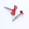 Red Alloy Flat Wing Drill Bit for Woodworking and Hole Expansion