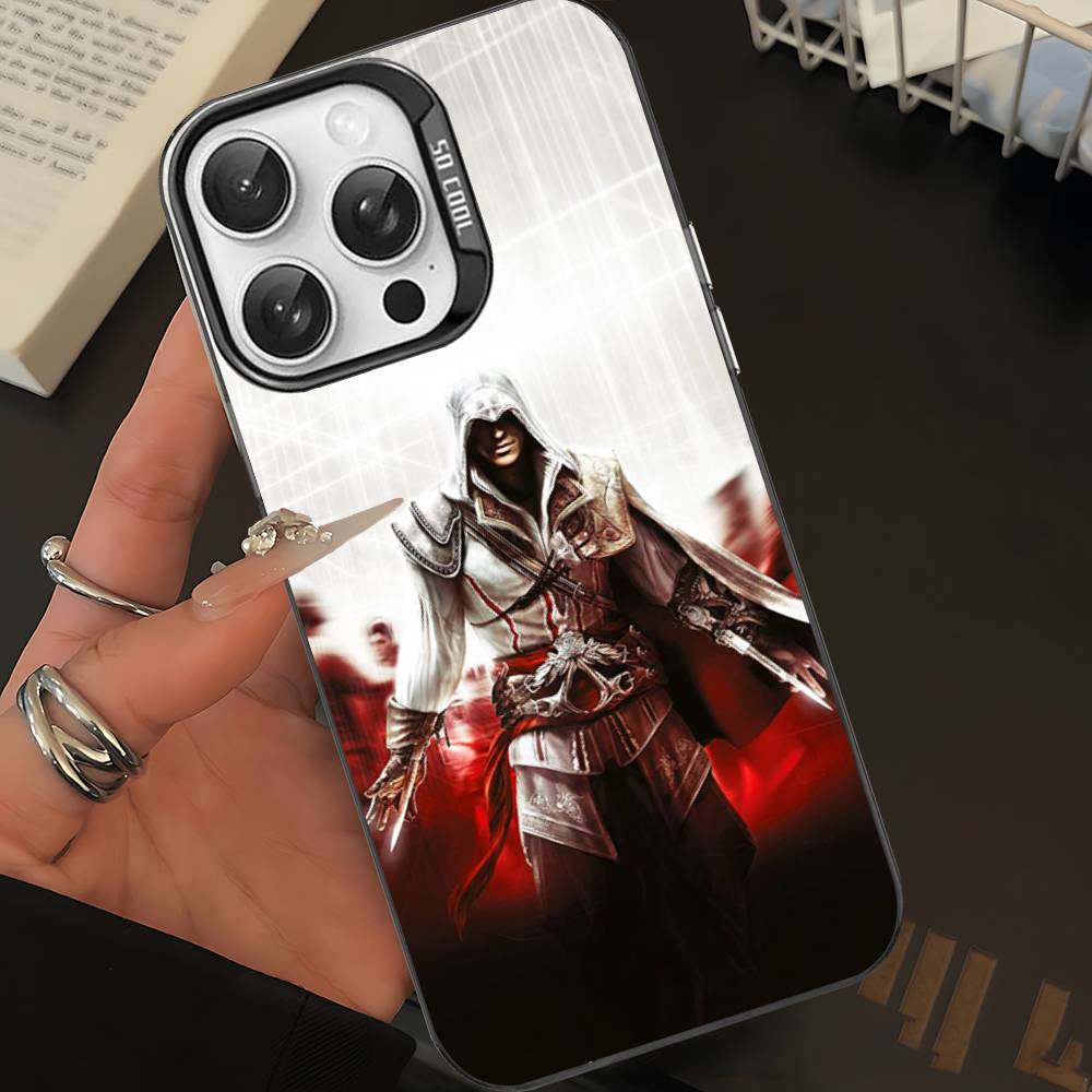 

Чехол для телефона Game A-Assassins C-Creed Для IPhone 17 16 15 14 13 12 11 Pro Max Plus Цвет Серебристый Чехол iPhone 16pro max