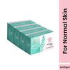 BAJAJ Nomarks Antimarks Soap For Normal Skin 125gm Pack Of 4 Gentle Exfoliating Anti-Mark Cleanser