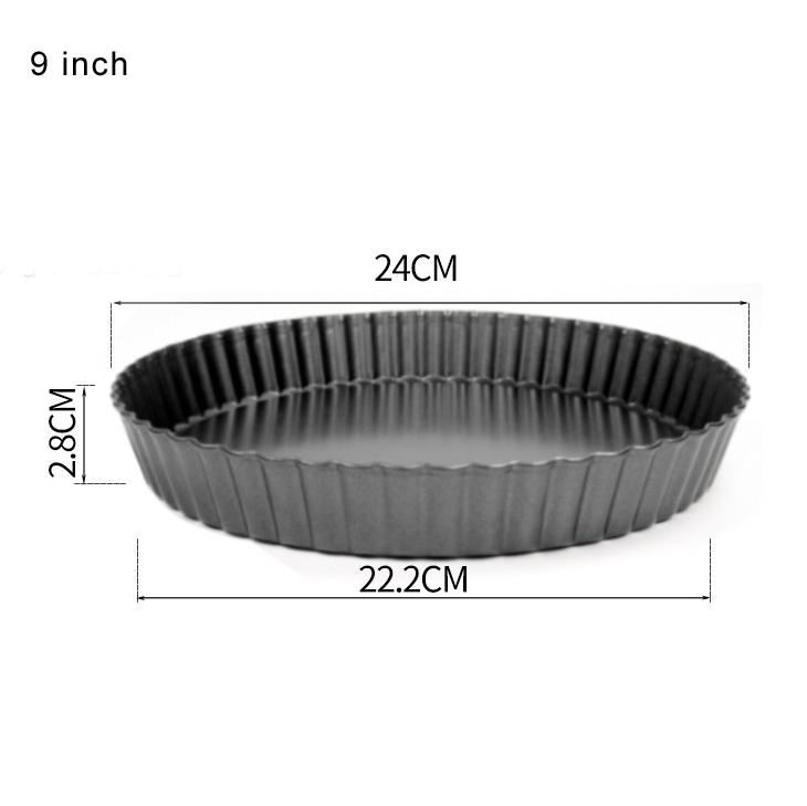 Fluted Pie Tart Pan Mold Baking Removable Bottom Nonstick Quiche Tool Rectangle Bakeware Template Dishes Cake Pans GYH