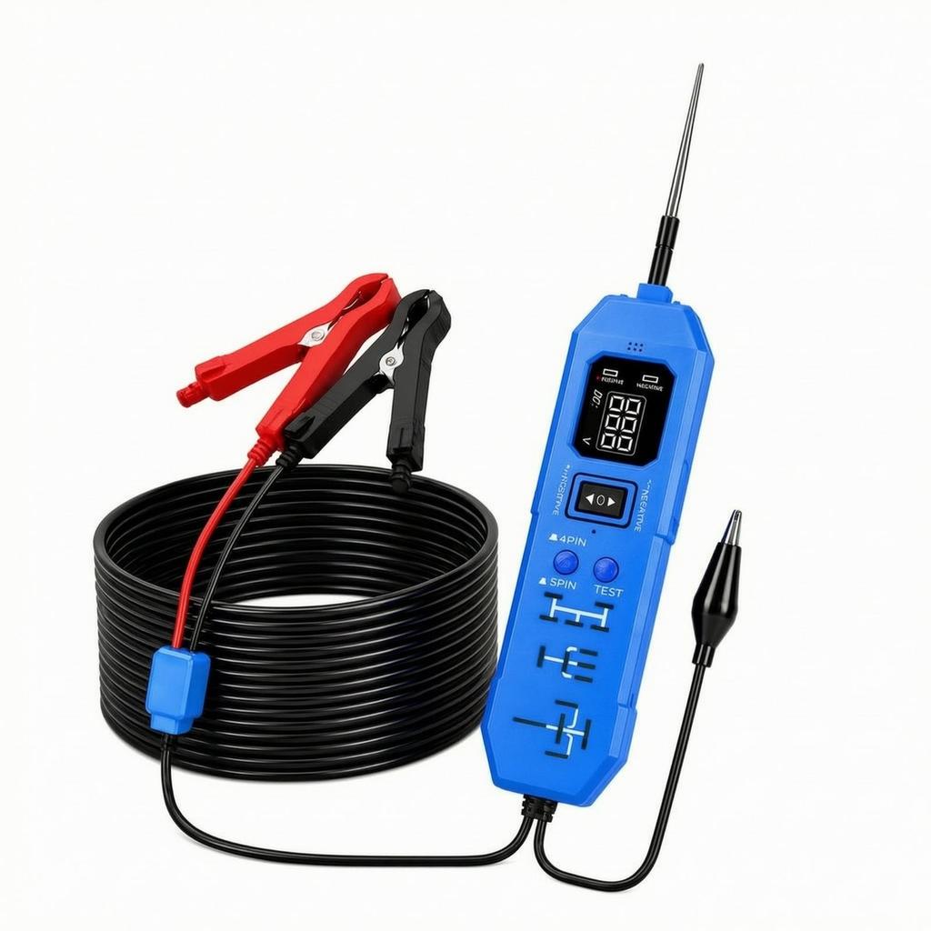 Automotive Switch Tester 4-Pin Testing Tool with Test Lead Portable