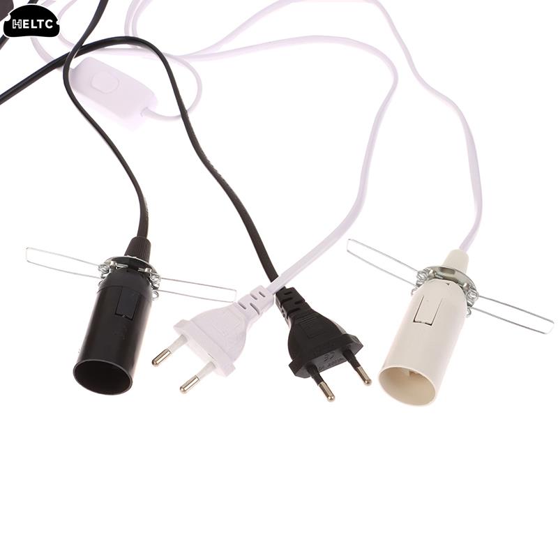 1PCS Salt Lamp Pendant LED Bulb Hang Lamp Suspension Holder EU Plug 1.8m Power Cord Cable E14 Socket Lamp Base With Switch Wire