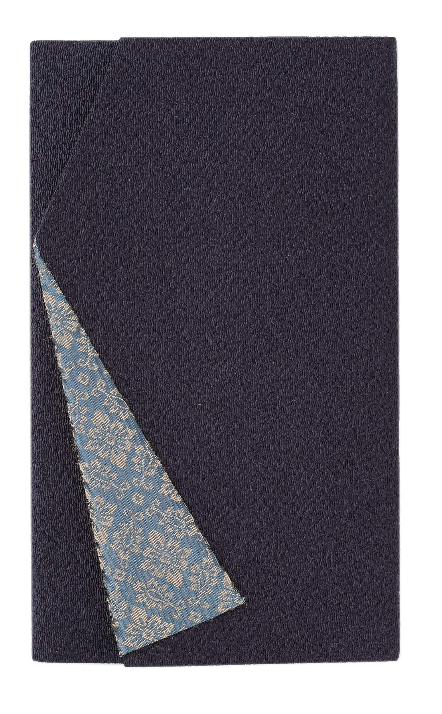 

Tamane Fukusa (Cloth Wrapping Cloth), Navy Blue with a Beautiful Backing [Made in Japan], Suitable for Celebrations and Condolences, Chirimen