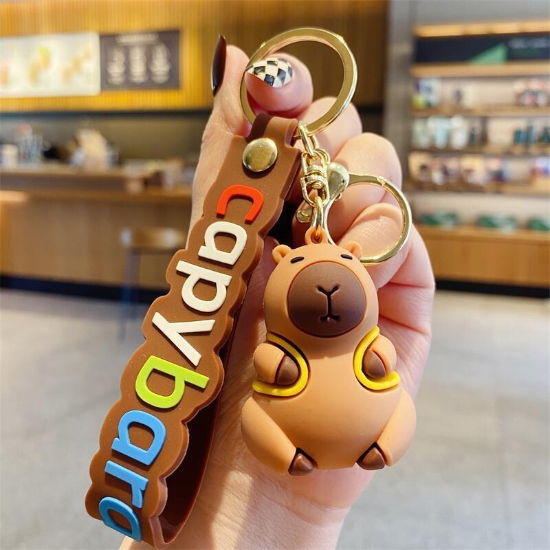 Capybara Kapibara Serie Puppe Schlüsselanhänger Schultaschenanhänger Student Kleines Geschenk Anhänger