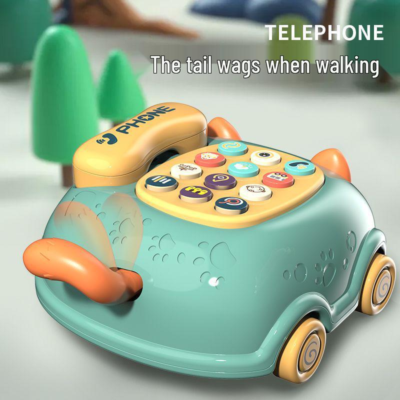 Bilingual English-Chinese Educational Cat Phone Toy for Kids