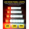 LED Door Panel Light Interior Courtesy Lamp Assembly Compatible With 1999-2006 Chevy Silverado/GMC Sierra 1500, 1997-2000 C/K 2500 3500, 2002-2006