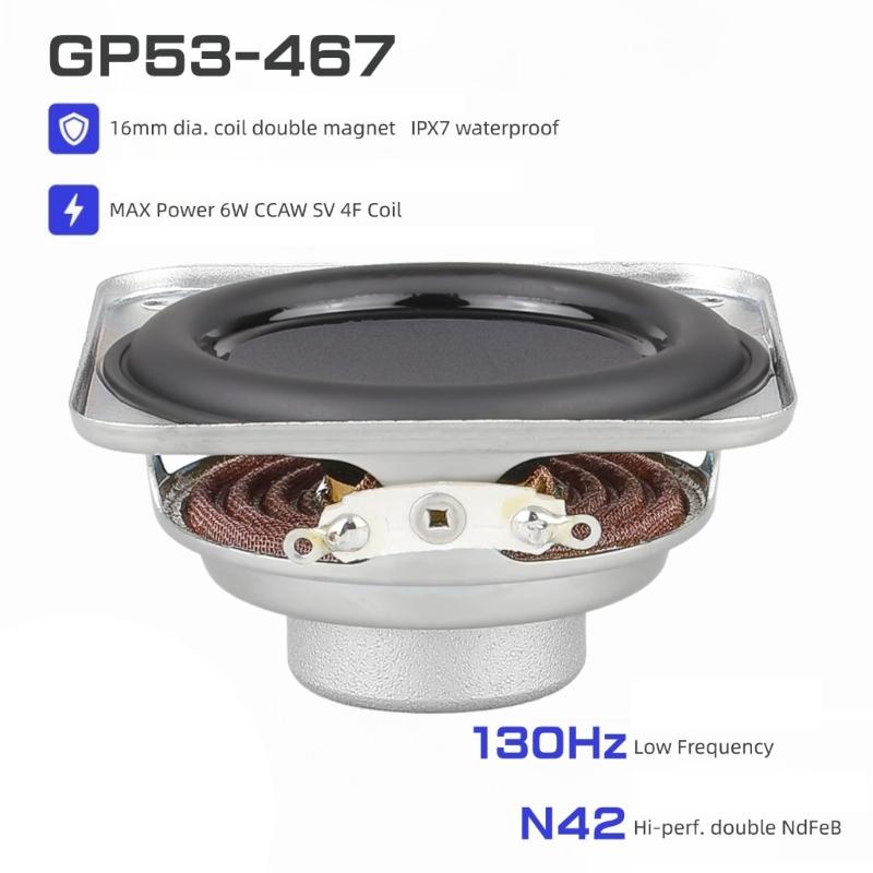 High Fidelities 2inch Full Ranges Speaker With 4Ohm 5W Double Magnets For Clear Sound