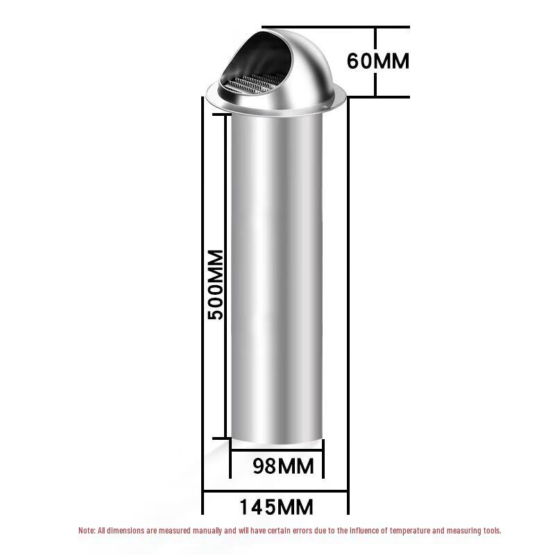 Lanshi 304 Stainless Steel Wall Exhaust Vent Cap