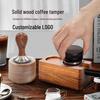Espresso Machine Walnut Handle Tamping Base & Powder Distributor