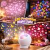 Soft Glow LED Projection Lamp Dynamic Projection Ambient Night Light  Party Decoration