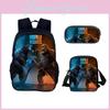 Godzilla Backpack Set With Nylon Material For School And Travel Use