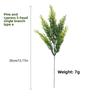 Artificial Simulation Green Plant Pine and Cypress Flocking Single Christmas Gift Accessory Decoration