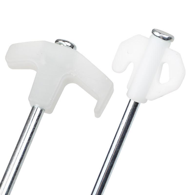 Yitu 25cm Threaded Outdoor Tent Stakes: Lengthened, Thickened Ground Peg Set for Camping