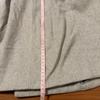 Used Long coat with belt light gray
